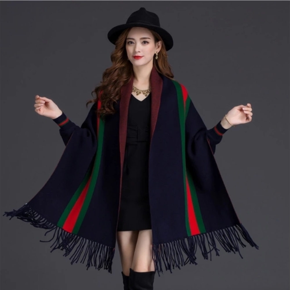 Elegant Multicolor Women's Kimono Sweater